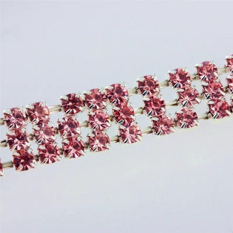 Pet Collar With Diamonds, Mixed-color Cat And Dog Supplies, Cat Claws, Elastic Cat And Dog Necklace Jewelry by My Store