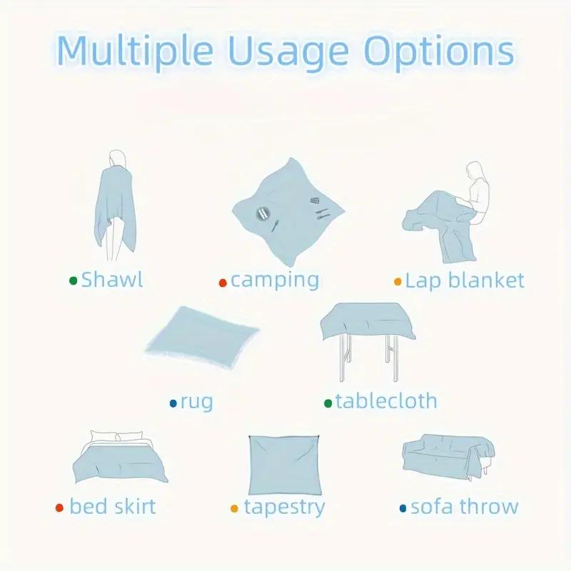 Extra Large sofa cover by topspet, blue stretchable furniture protector, 8 usage items shown.
