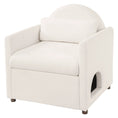 Load image into Gallery viewer, Beige pet-friendly accent chair with hidden pet nook by Home Furnishers
