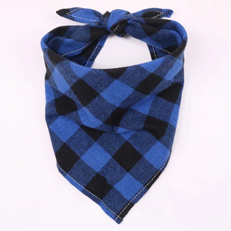 Buffalo Plaid Cotton Dog Bandana – photo 4