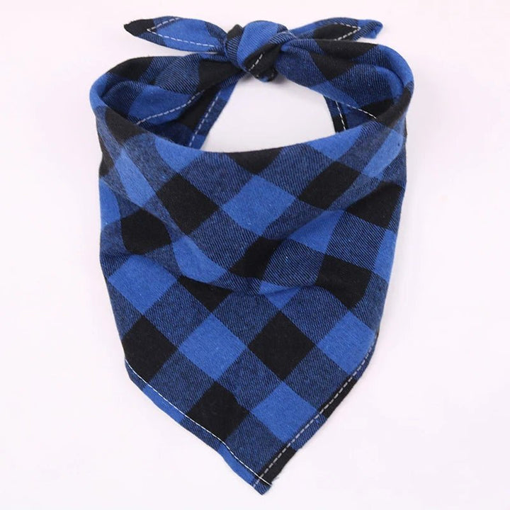 Buffalo Plaid Cotton Dog Bandana – photo 4
