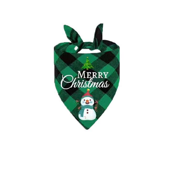Christmas Plaid Dog &amp; Cat Bandana – photo 7