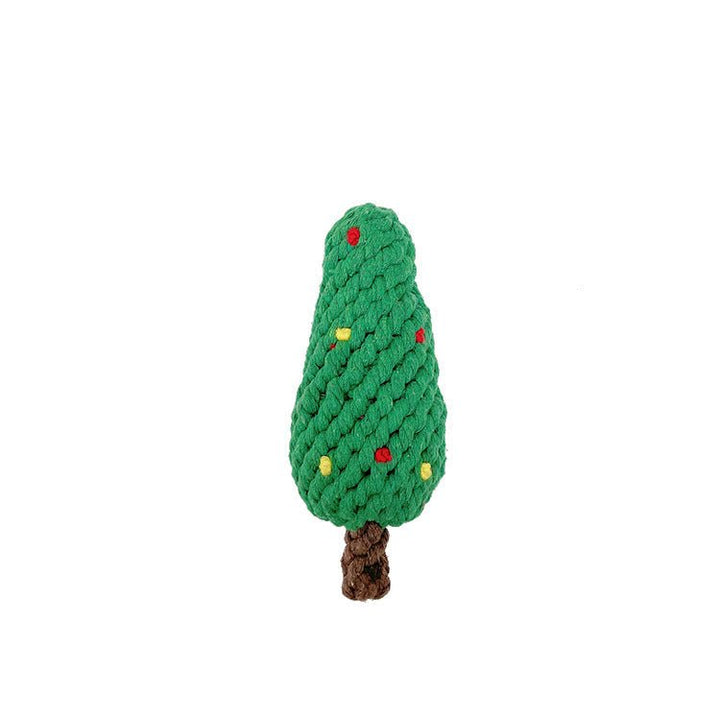 Christmas Cotton Rope Dog Toy Set – 5 or 6 Pieces – photo 7
