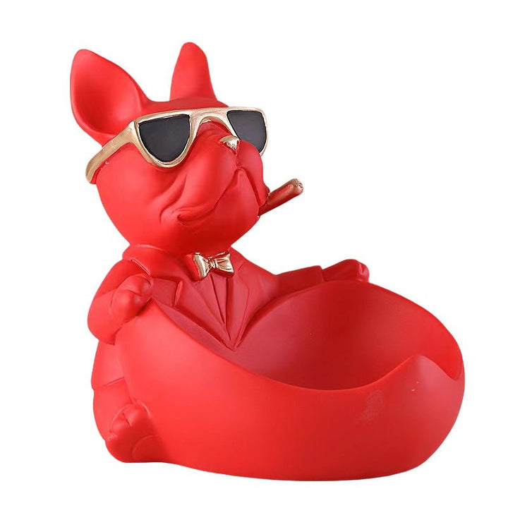 French Bulldog Catchall Bowl &amp; Tray Statue – photo 6