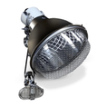 Load image into Gallery viewer, Arcadia Ceramic Reflector Clamp Lamp, graphite finish, by ReptiChip LLC for reptile heating.
