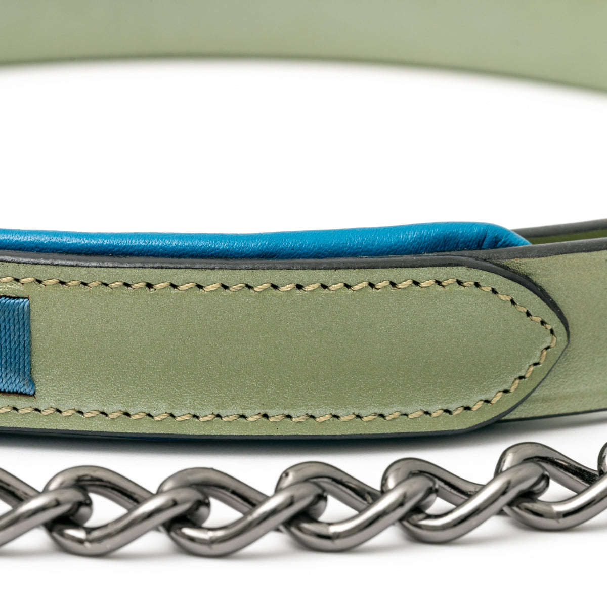 Halter Ego Azura Leather Lead Shank, padded handle