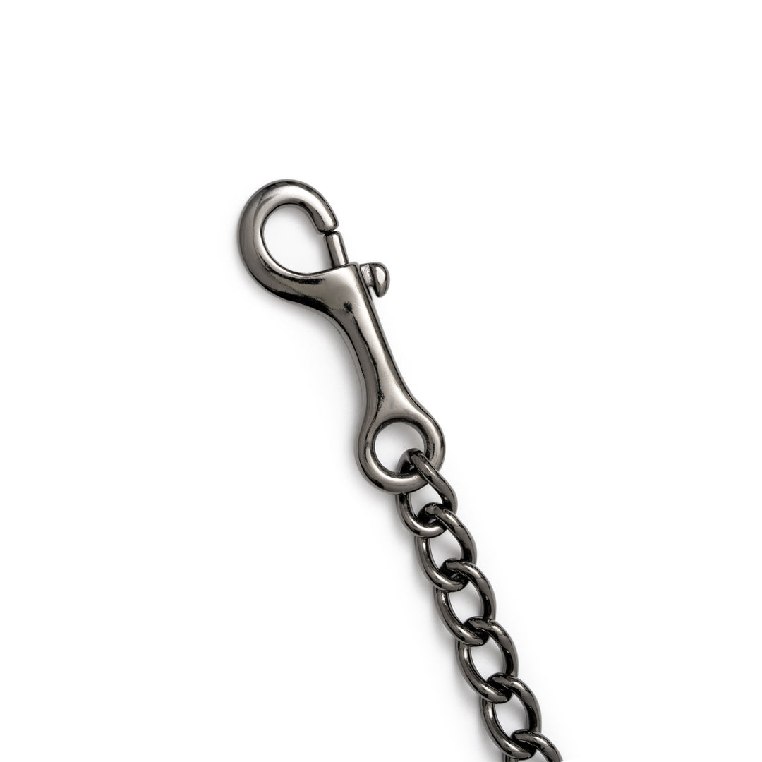 Halter Ego Azura Leather Lead Shank, chain and snap
