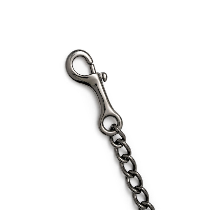 Halter Ego Azura Leather Lead Shank, chain and snap