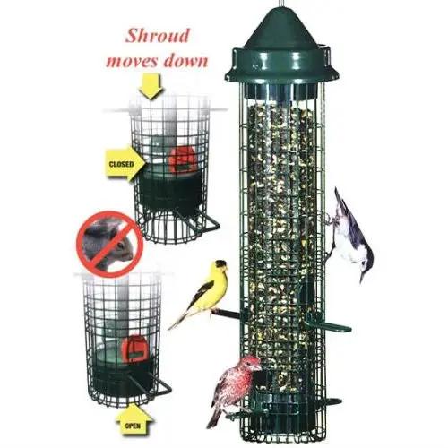 Patented Squirrel Buster 1.4 Quart Bird Feeder Squirrel Proof Design by HomePacific