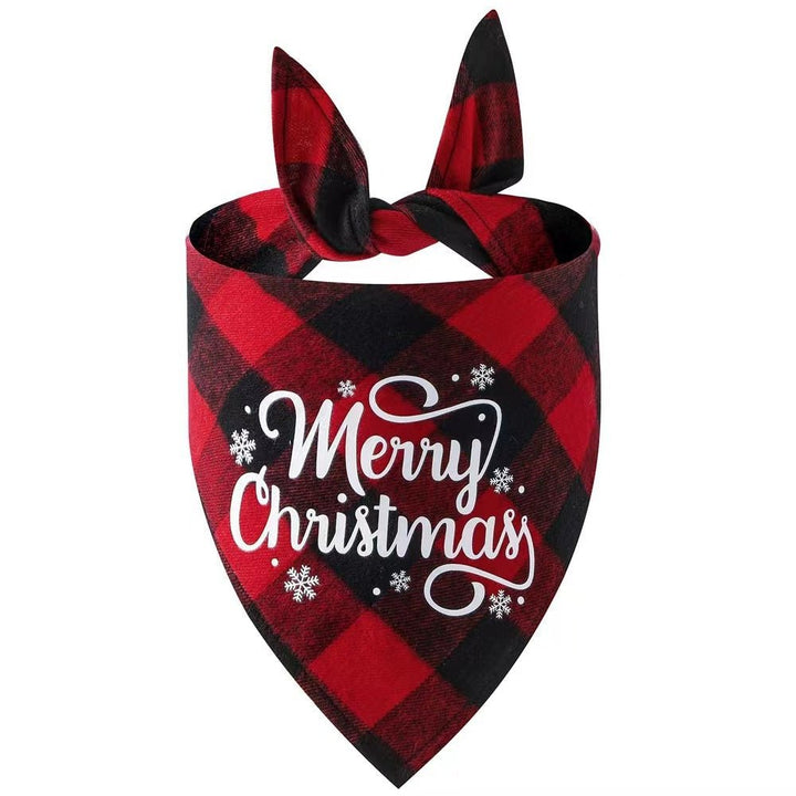 Christmas Plaid Dog &amp; Cat Bandana – photo 9
