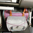 Load image into Gallery viewer, Mr. Peanut's Gold Series Big Apple double-expandable pet carrier, pink fabric with brown leather handles, airline approved
