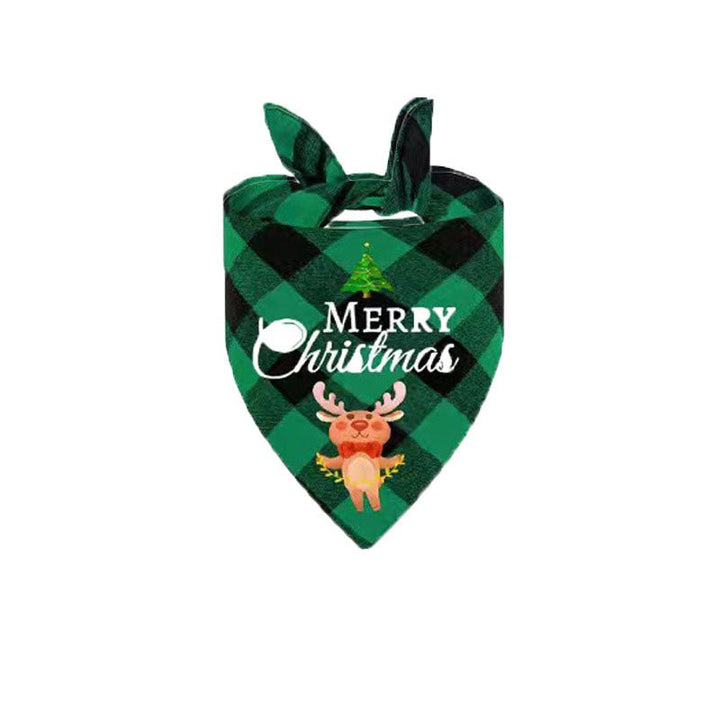 Christmas Plaid Dog &amp; Cat Bandana – photo 5