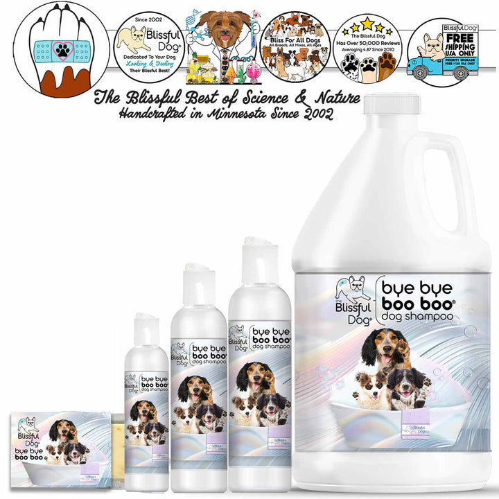 Bye Bye Boo Boo Dog Shampoo and Bar Soap, view 3