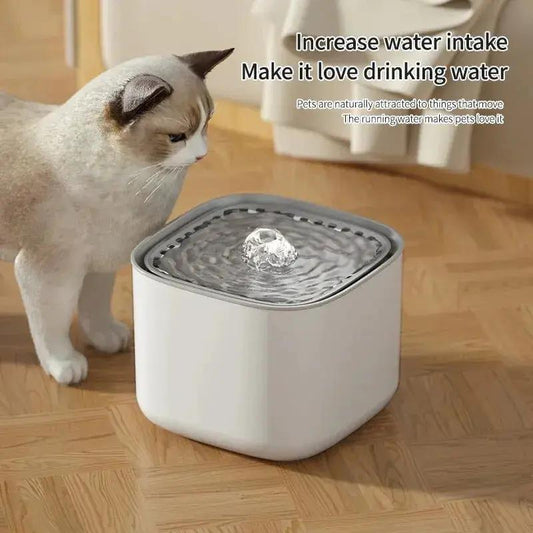 Large Capacity 3L Automatic Pet Water Fountain With USB Filtration by V.I.P Digital Presence