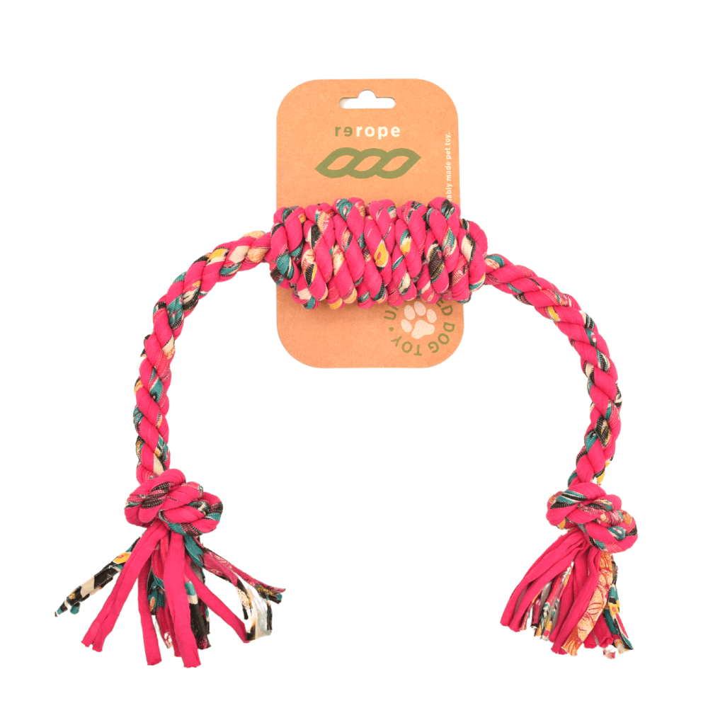 ReRope Barreled Upcycled Rope Dog Toy