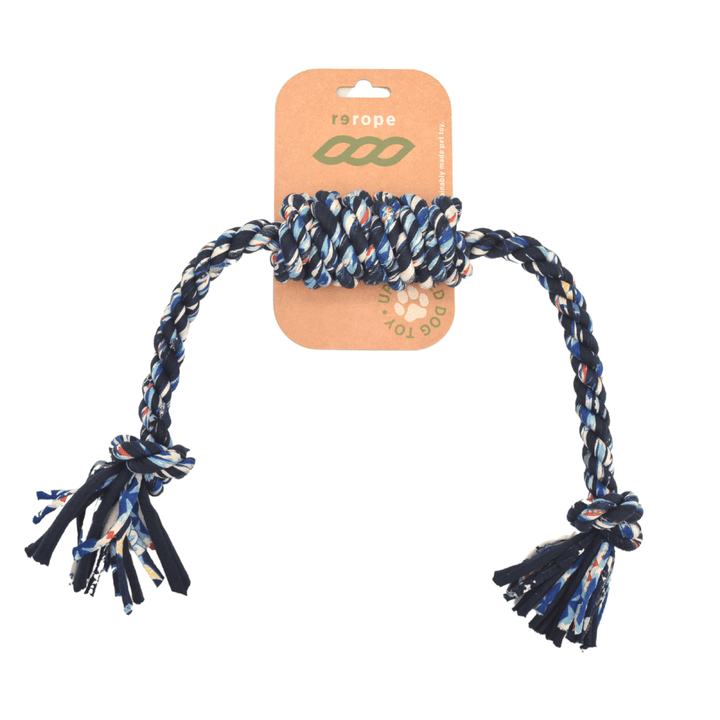 ReRope Barreled Upcycled Rope Dog Toy