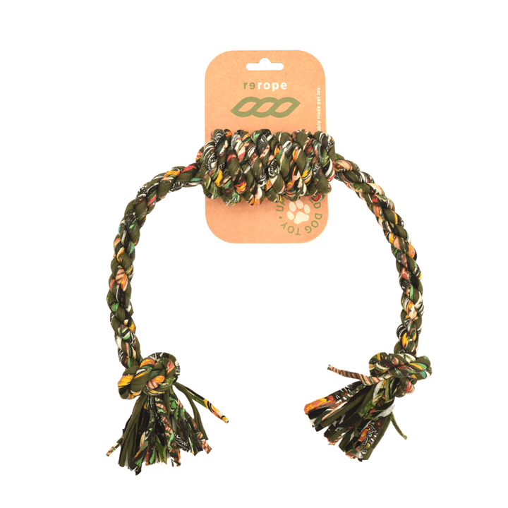 ReRope Barreled Upcycled Rope Dog Toy