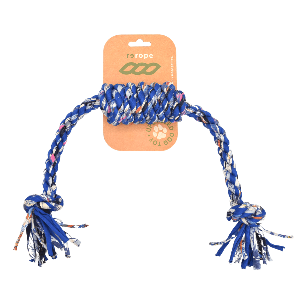 ReRope Barreled Upcycled Rope Dog Toy