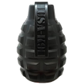 Bild in Galerie-Betrachter laden, USA K9 Grenade Shaped Durable Heavy Duty Dog Chew Toy Treat Dispenser In Magnum Black For Power Chewers by SodaPup/True Dogs, LLC
