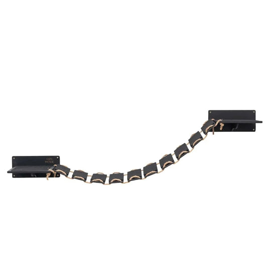 Enjoy The Wood Wall Cat Walk Black 48 Inch Wooden Climbing Bridge by Enjoy The Wood