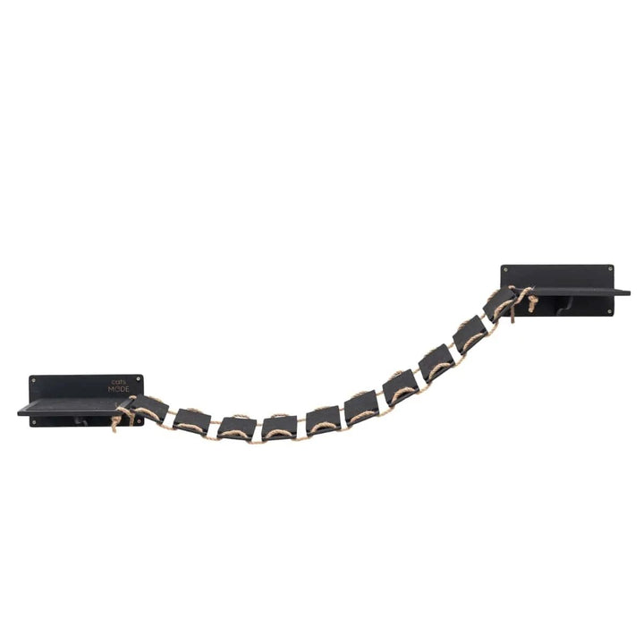 Enjoy The Wood Wall Cat Walk Black 48 Inch Wooden Climbing Bridge by Enjoy The Wood