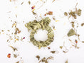 Carica l'immagine nel visualizzatore della galleria, Bunny Ring Trio toy by Clover Days, natural braided straw chew treats.
