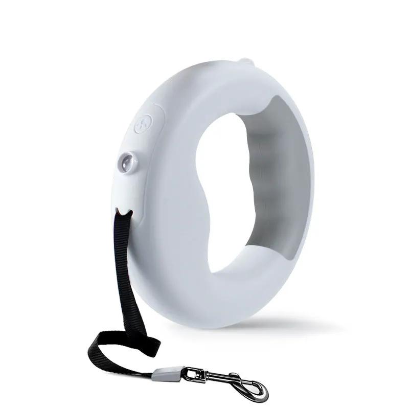 Premium LED Retractable Dog Leash 3m With Free Grooming Glove by Pawpampered