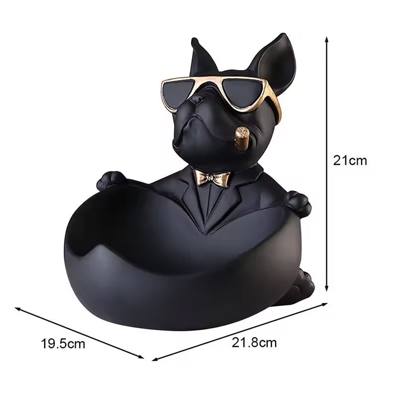 French Bulldog Catchall Bowl &amp; Tray Statue – photo 11