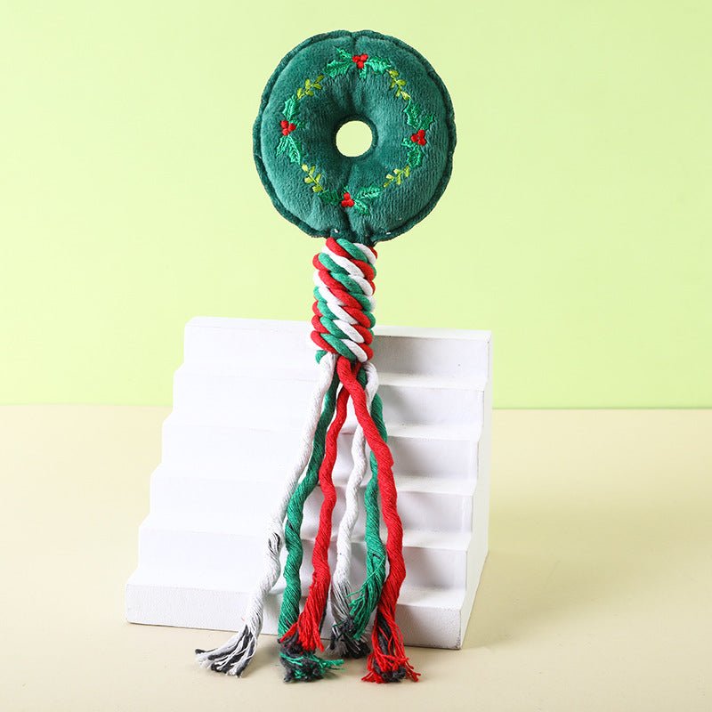 Christmas Rope Plush Dog Toys – photo 7
