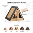 Bild in Galerie-Betrachter laden, Stylish Solid White Wooden Cat House Shelter Secure Home Interior by Enjoy The Wood

