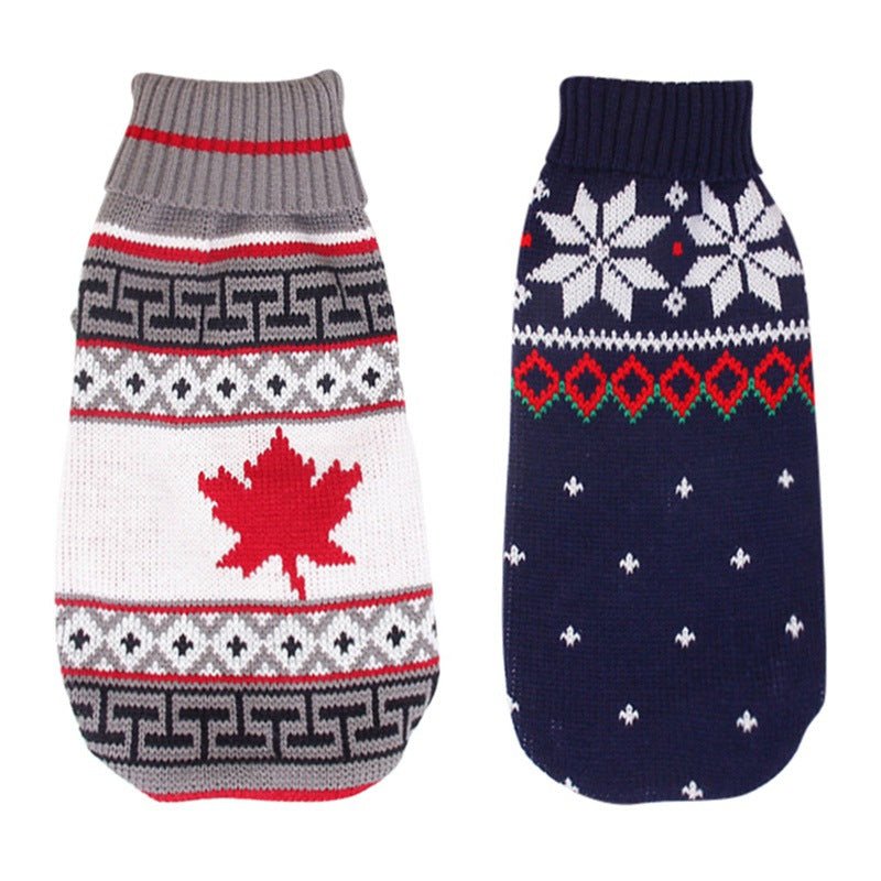 Holiday Knit Turtleneck Dog &amp; Cat Sweater – photo 2