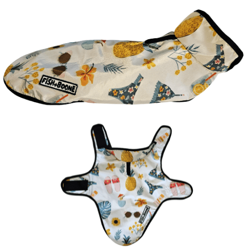 Fish+Boone Cabana Club Waterproof Long-Body Dog Coat