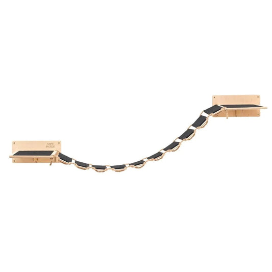 Enjoy The Wood Cat Wall Bridge Premium Wooden Vertical Feline Pathway by Enjoy The Wood