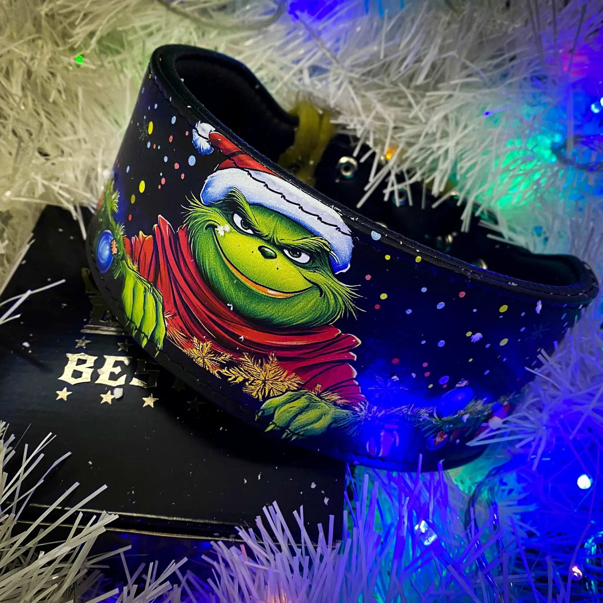 The Grinchmas Limited Collar - Pet Collars & Harnesses from Bestia Dog Gear