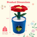 Gallery viewerに画像を読み込む, Cute Cat Tree by DirectDeals with flower-padded red perch and blue base for indoor cats
