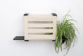 Carica l'immagine nel visualizzatore della galleria, Deluxe Cat Cubby Bed, beige wooden cat condo with slatted sides
