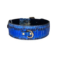 Load image into Gallery viewer, Stunning Blue Snake Classic Collar 14-19 Inch by Allysa Payne Beverly Hills
