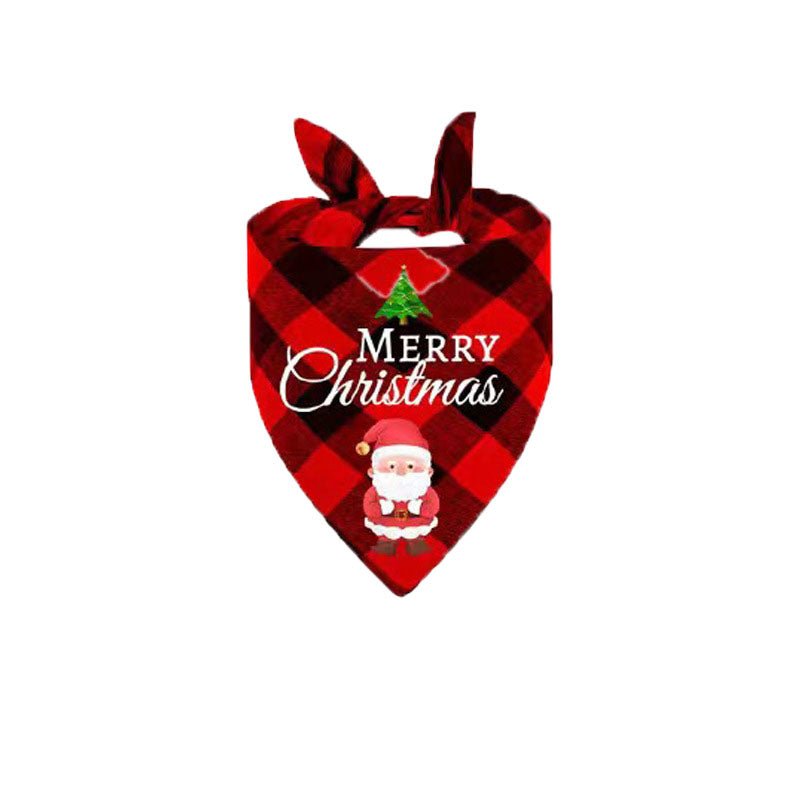 Christmas Plaid Dog &amp; Cat Bandana – photo 6