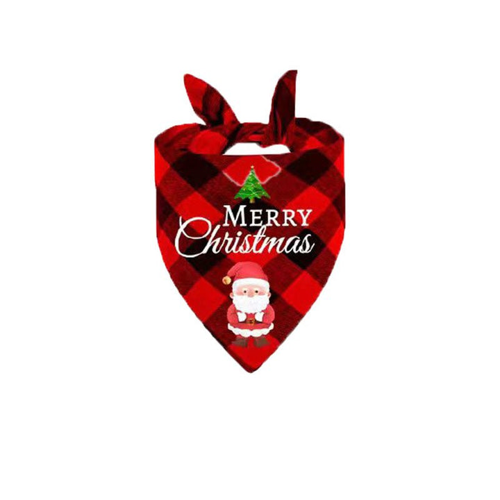 Christmas Plaid Dog &amp; Cat Bandana – photo 6