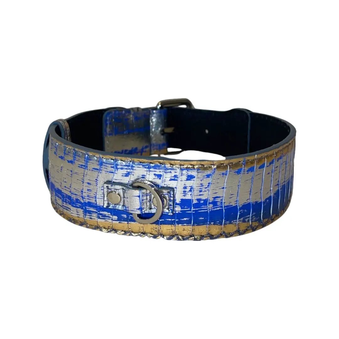 Stunning By Stunning Multi-Color Snake Collar Silver Hardware by Allysa Payne Beverly Hills