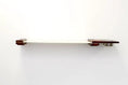 Charger l'image dans la visionneuse de la galerie, Dog Proof Cat Feeder - Wall-Mounted - Raised white shelf with dark wood brackets and metal bowl
