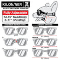 Bild in Galerie-Betrachter laden, Eye Defenders Pet Safety Goggles For Small And Medium Dogs Or Cats With Uv400 Lenses And Soft Touch Rubber Shields by kiloninerpets
