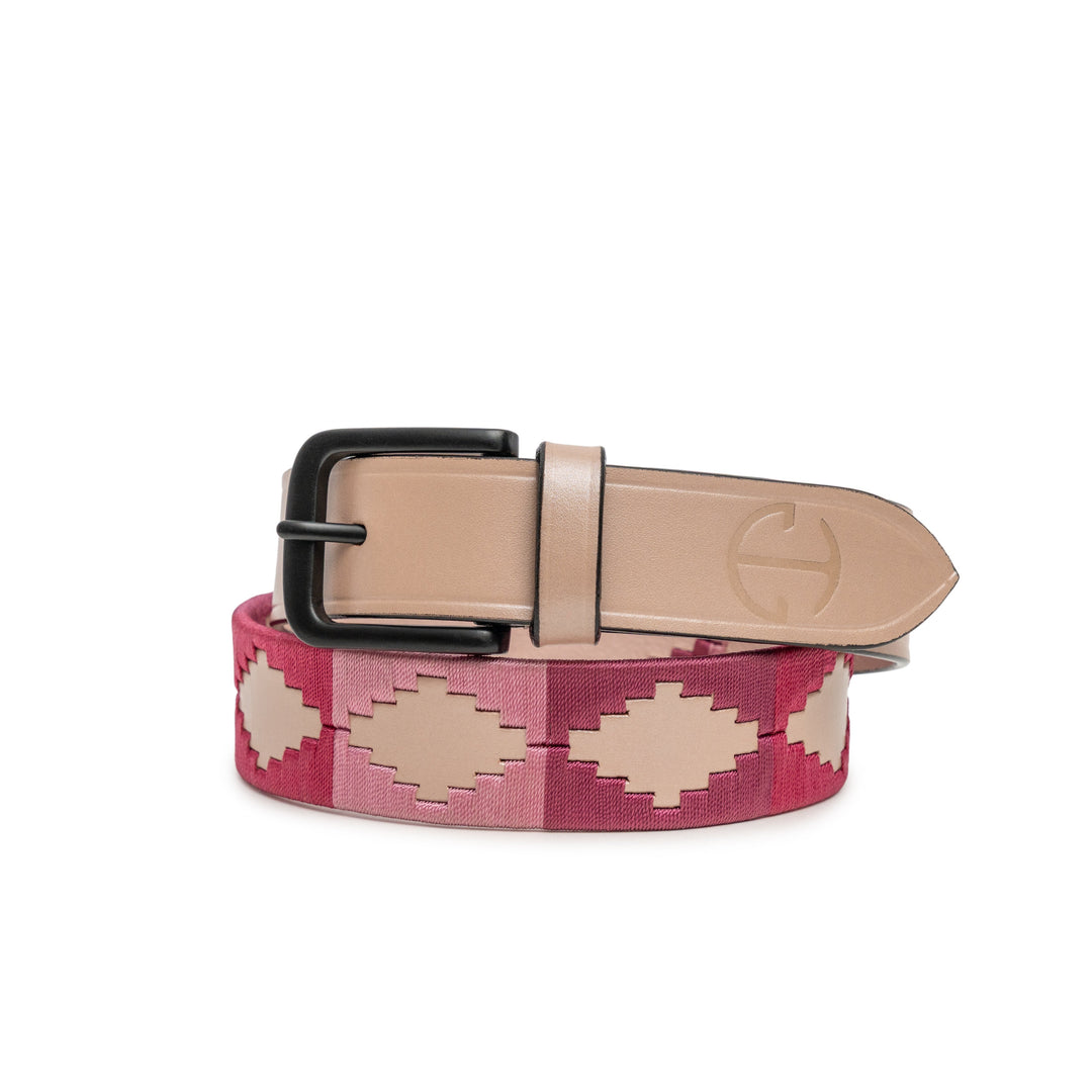 Halter Ego Rosé Lumière Leather Polo Belt