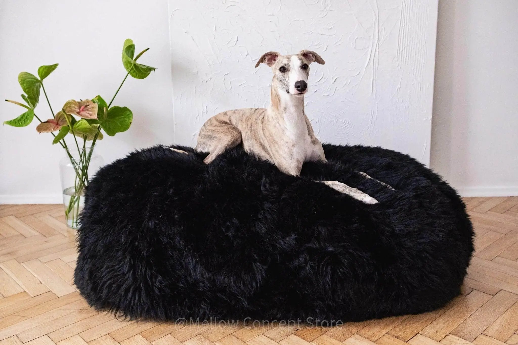 Oval Sheepskin™ Luxury Pet Bed by Nai Pet Store