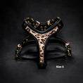 Bild in Galerie-Betrachter laden, Bestia Dog Gear Genuine Leather Leopard Harness Small To Medium Size by Bestia Dog Gear
