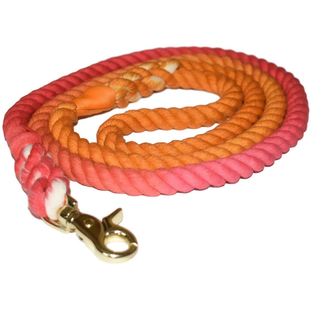Dope Dog Co. Sunkissed Hand-Dyed Rope Dog Leash