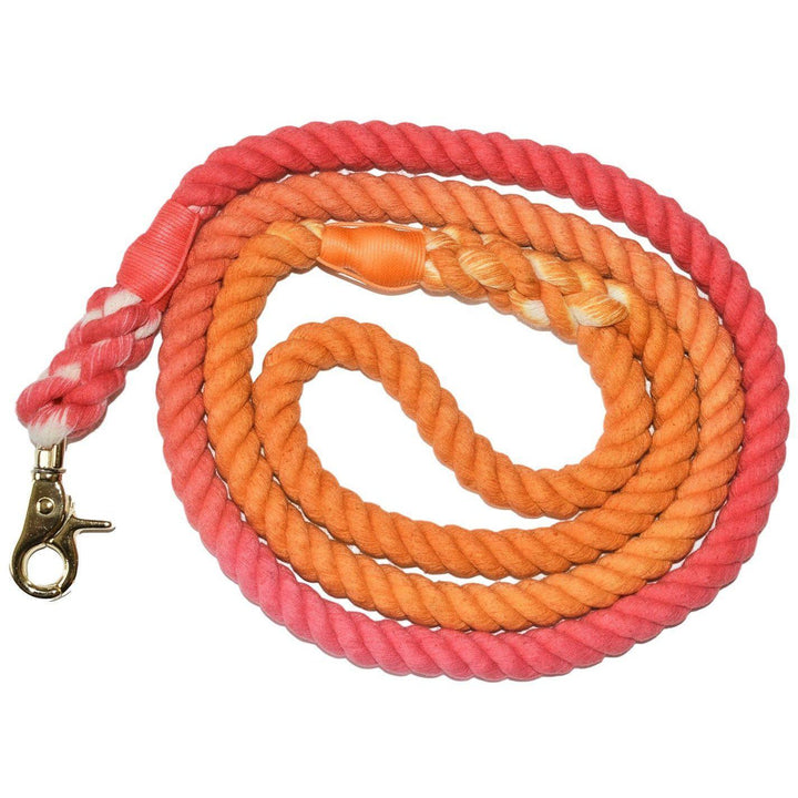 Dope Dog Co. Sunkissed Hand-Dyed Rope Dog Leash