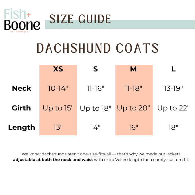 Fish+Boone Southern Bloom Waterproof Long-Body Dog Coat
