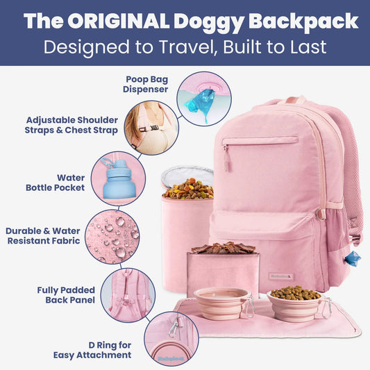 The Original Doggy Bag™ Backpack for Dog Supplies by Rubyloo