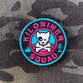 Carica l'immagine nel visualizzatore della galleria, PT Mini Dog And Crossbones Morale Patch Pink Turquoise Embroidery 2 Inch Diameter Modular Tactical Gear Identifier by kiloninerpets
